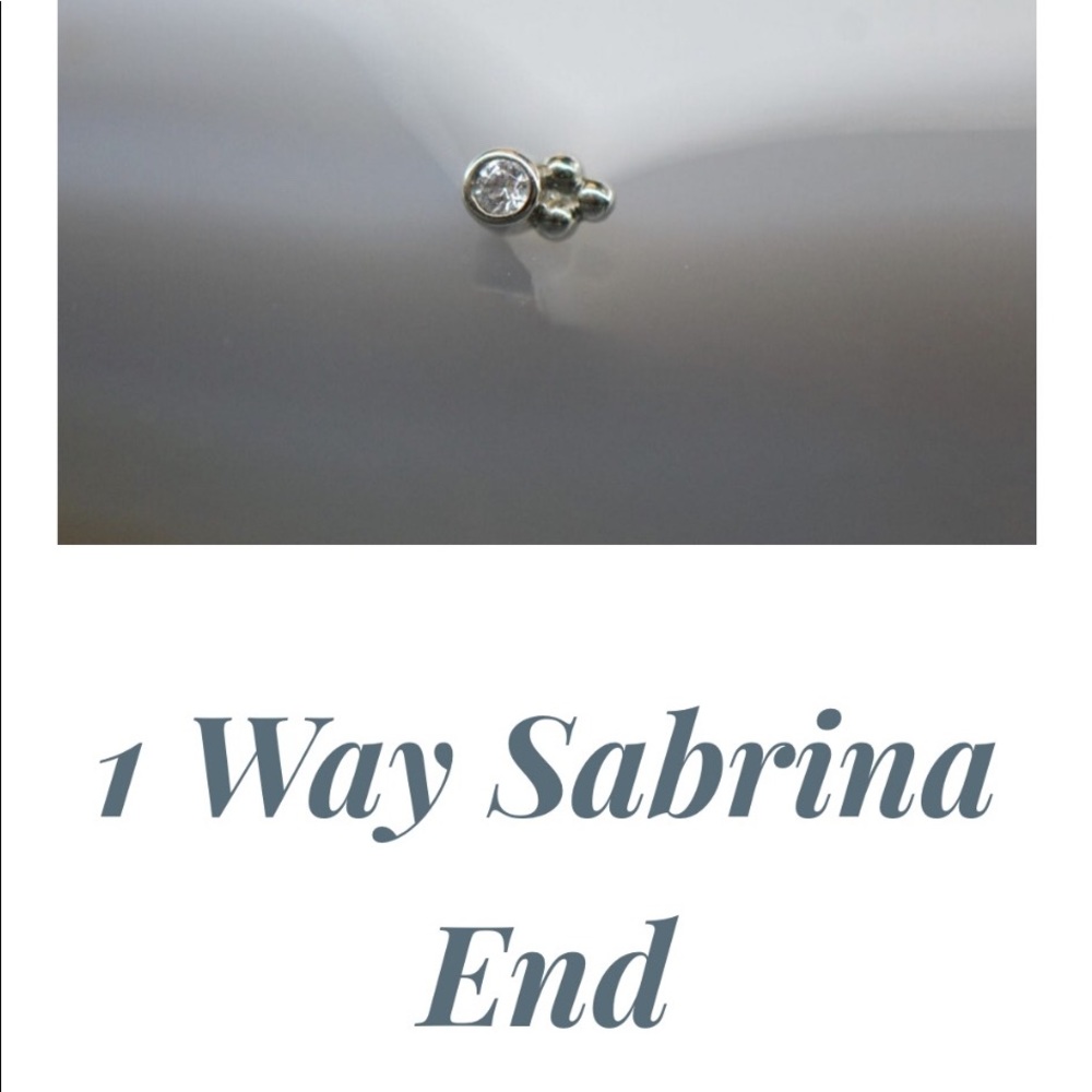 Anatometal Sabrina Earring in White Gold!